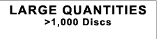 printing options for large quantities of discs